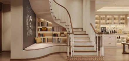 9.6万半包搞定173㎡超大空间美式混搭轻奢风，精致又大方